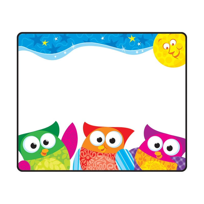 Trend Enterprises Owl-Stars!â„¢ Name Tags - Image 1